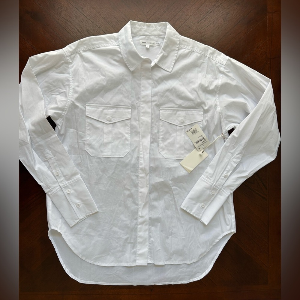 NEW GOOD AMERICAN White women  Shirt size 1
